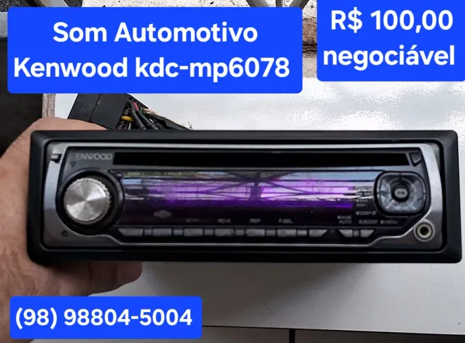 Som Kenwood kdc-mp6078