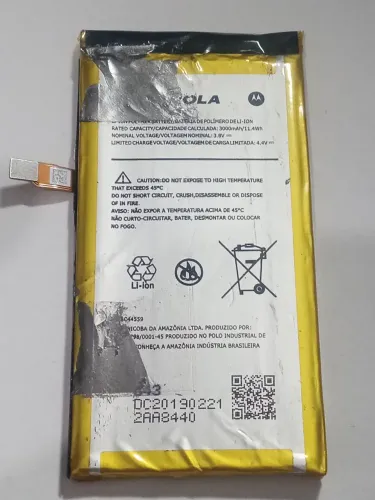 Bateria celular Motorola moto G7 plus JG40  3000mAh original 