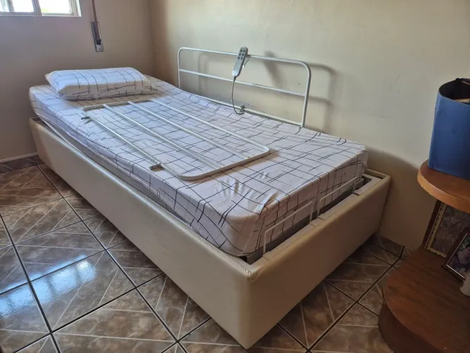 Cama Articulada Solteiro Motorizada Elétrica Colchão Pilati