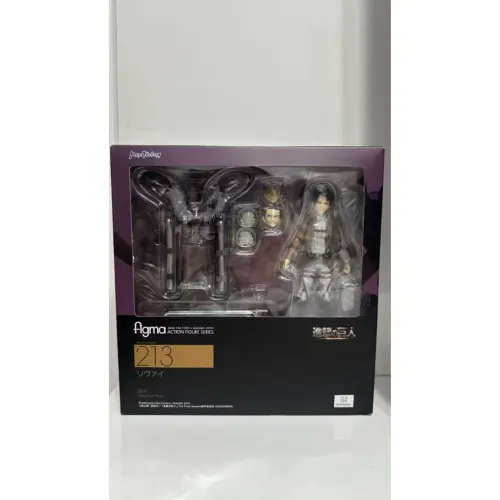 Levi Attack on Titan Figma Original Lacrado Figure Boneco