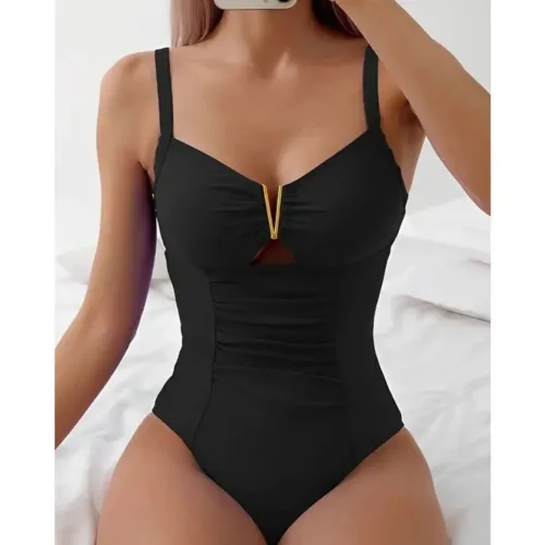 Maiô Disfarça Barriga Modelador com Bojo - Moda Praia Feminina Elegante e Confortável