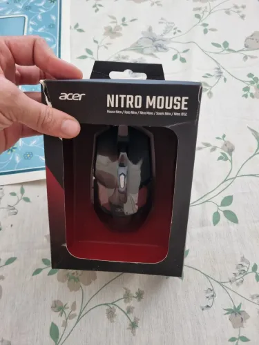 Mouse Gamer Acer Nitro - 7200dpi - 6 Botões - Led 