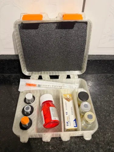 Case Médico, Estojo Insumos Musculação Academia  Suplementos