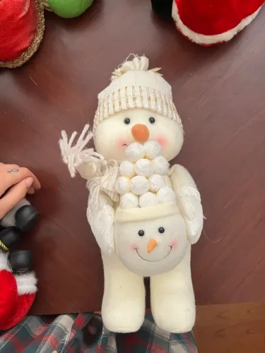 enfeite natalino boneco de neve