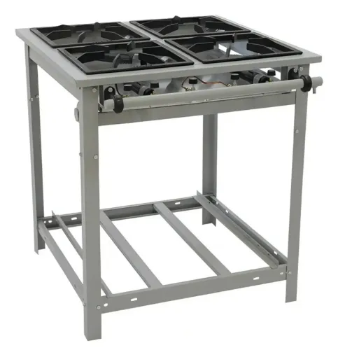 Fogão Industrial 4 Bocas Ferro Vulcão VAP4 Venâncio Gás Manual