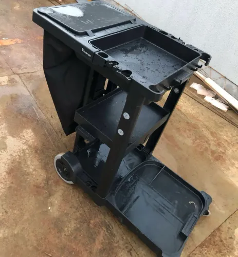 Carrinho multifuncional limpeza 