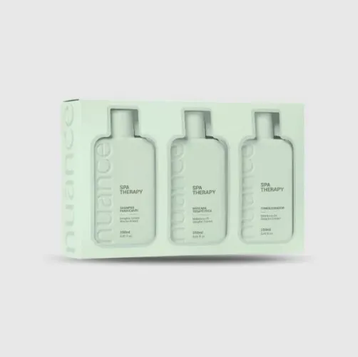 Box Spa Therapy Detox Capilar Nuance Hair Care 250ml - Kit 3 peças Box Spa Therapy Detox C