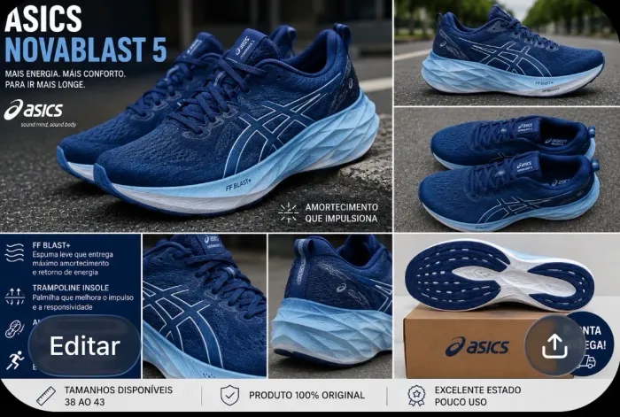 Asics Nova Blast 5 Azul