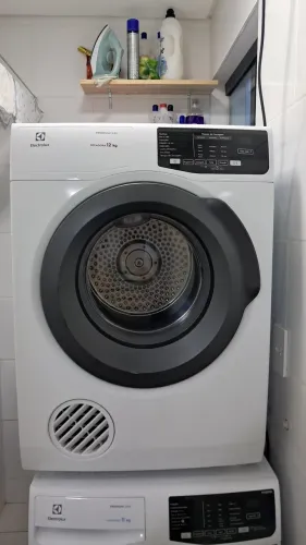 Secadora de Roupas Electrolux 12Kg Branca Premium Care com AutoSense