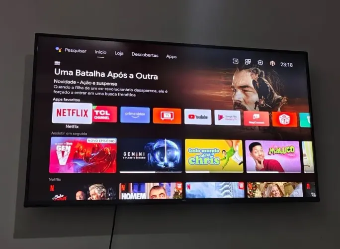 Smart TV LED 50" 4K TCL 50P615 com WiFi, Bluetooth, Google Assistant e Alexa