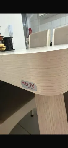 Mesa de Jantar 6 Lugares + Geladeira Electrolux
