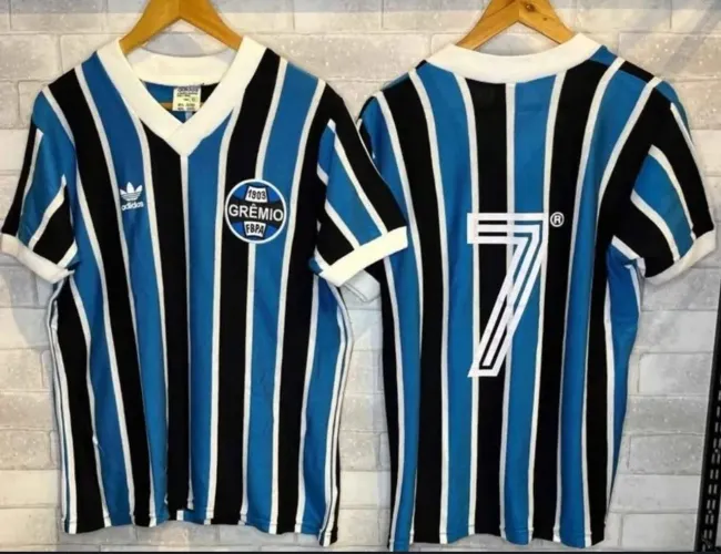 Camisa do Grêmio Retrô 1983 tricolor nos Tam P, M, G, GG, EG
