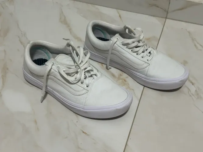 Tênis Vans Old Skool Branco Original