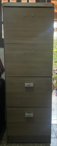 Armário Alto em MDF/MDP (ARQUIVO) com 4 Gavetas