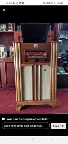 VENDO RÁDIO E TOCA DISCOS RCA VICTOR TOTALMENTE RESTAURADO !!!