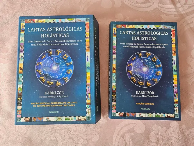 Cartas Astrológicas Holísticas Livro + Cartas