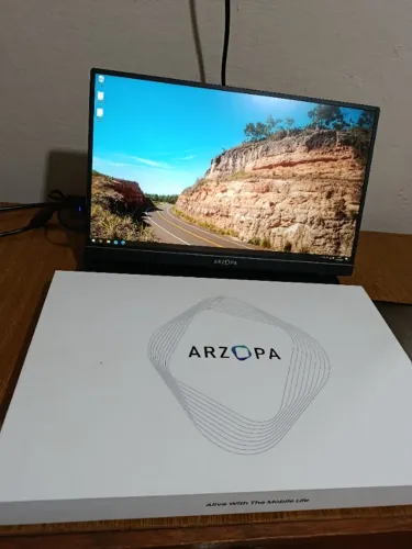 Monitor Portátil ARZOPA de 17,3 Polegadas 1080P FHD 100% SRGB, Tela IPS 16:9