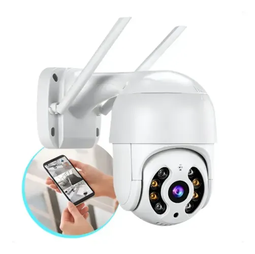 Câmera Segurança Externa Wi Fi Hd Visão Noturna Ip A8