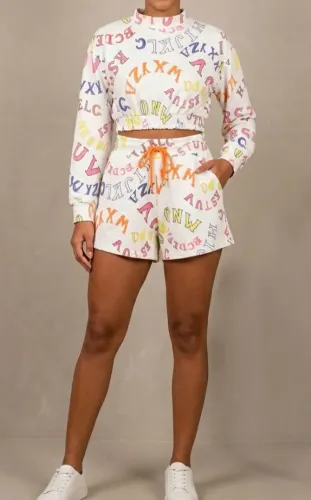 conjunto de short e cropped novos