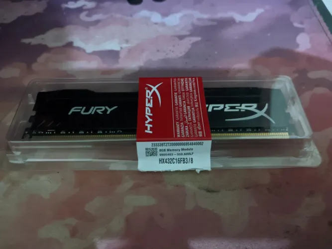 Memória RAM DDR3 8GB Hyper X Fury