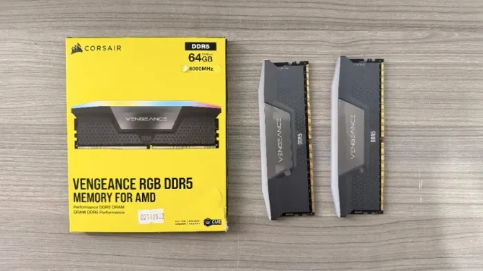 Memoria RAM Corsair Vengeance RGB 64gb DDR5 2x 32gb 6000mhz CL40