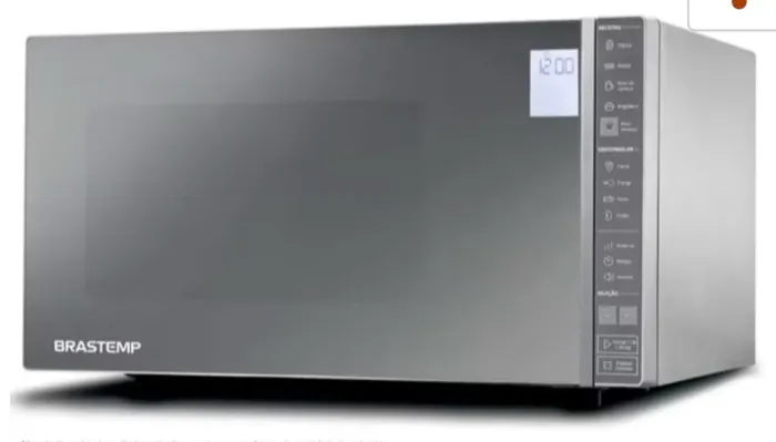 Vendo Micro-ondas Brastemp 32L Inox Espelhado com Grill - BMG45AR