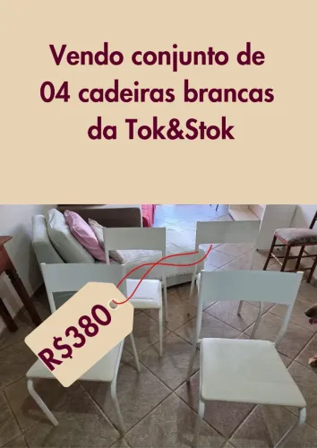 Cadeiras Tok&Stok Branca