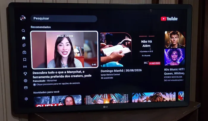 TV smart barato, 32" baratinho