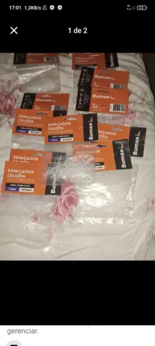 Vendo 11 pacote de espaçador por $30reais pagamento á vista no dinheiro ou pix