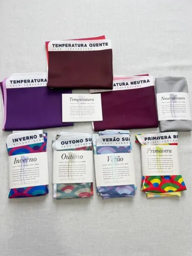 Material de coloração pessoal (Método Sazonal Expandido)