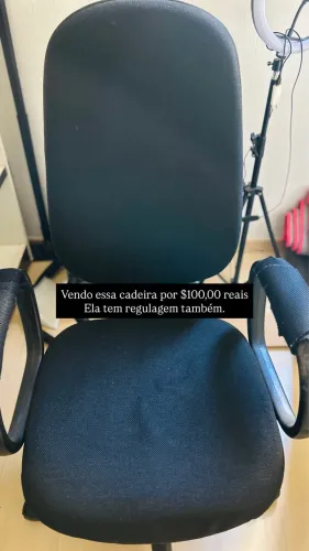Cadeira com regulagem