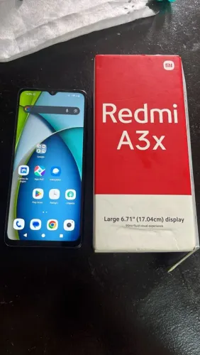 Celular novo Redmi A3x comprado na loja nunca foi troca 1 mês de uso