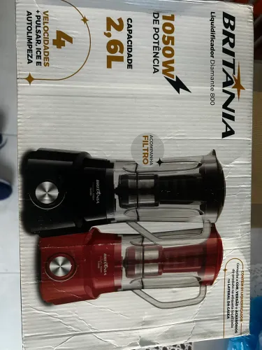 Liquidificador Britânia com filtro 