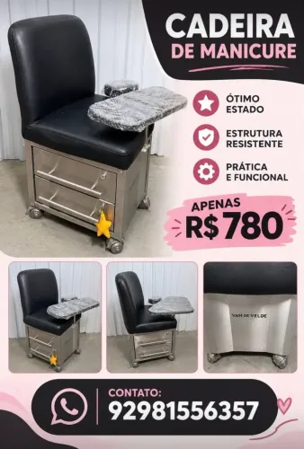 cadeira de manicure 