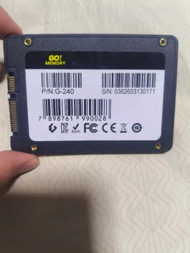 SSD 240gb - 3 dias de uso! Novo
