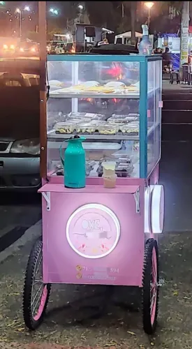 Carrinho Gourmet iluminado