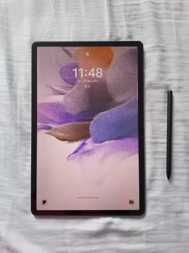 Tablet samsung S7 FE - praticamente novo