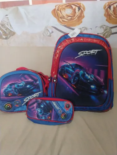 Mochila Escolar Infantil com LED - Nova e Personalizada