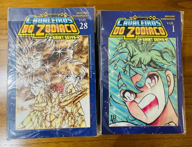 Mangás Os Cavaleiros do Zodíaco Jbc Volumes 1 ao 28 Coleção Completa