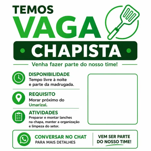 Vaga para Chapista