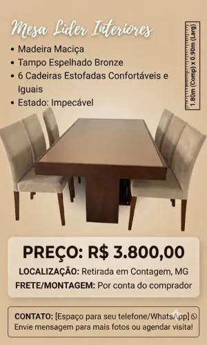 mesa de jantar