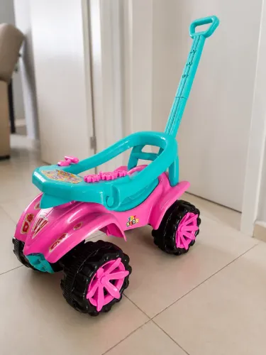 Quadriciculo Infantil Rosa 