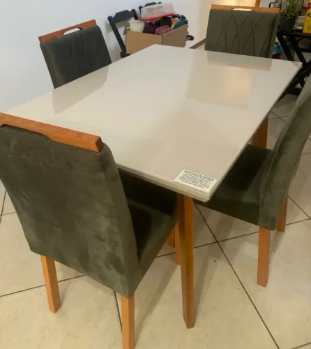 Mesa 4 Cadeiras Madeira NOVO PRONTA ENTREGA