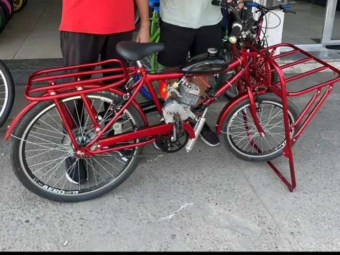 Bicicleta cargo motorizada 