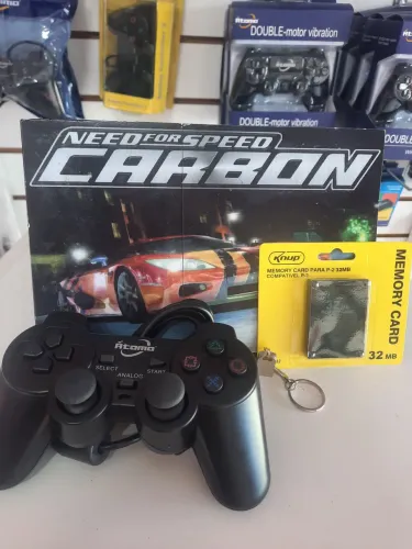 Playstation 2 seminovo completo 60 jogos