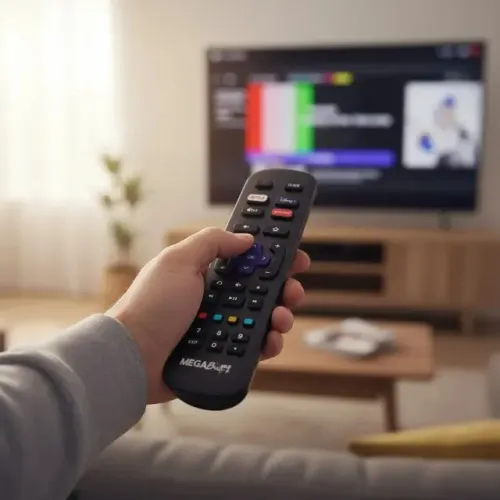 Controle Remoto Compatível Tv Roku Semp Tcl Philco Britânia Aoc Smart 4k