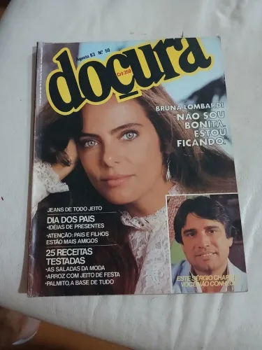 Revista doçura Bruna Lombardi Sergio chapelin Raul cortez