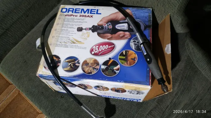 Dremel MultiPro 395AX, Chicote flexível, Serra circular, Caixa organiza e acessórios