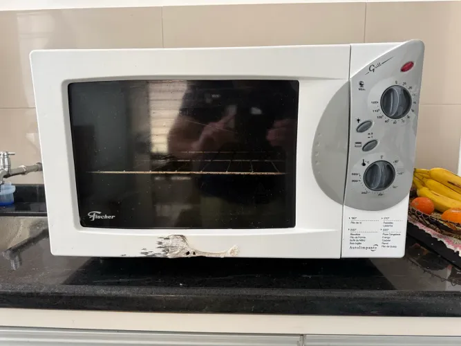 Forno elétrico Fischer Grill 44L branco