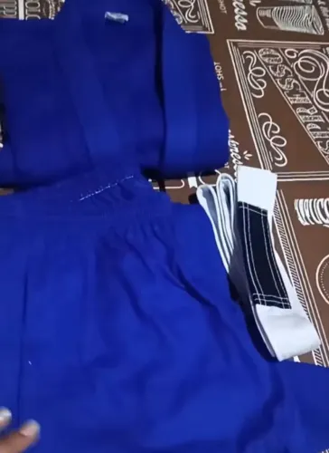 Kimono infantil trançado M4 Jiu-jitsu Judô (12 anos) novo